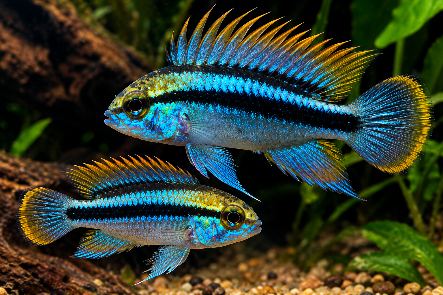 Apistogramma Trifasciata (Azul)