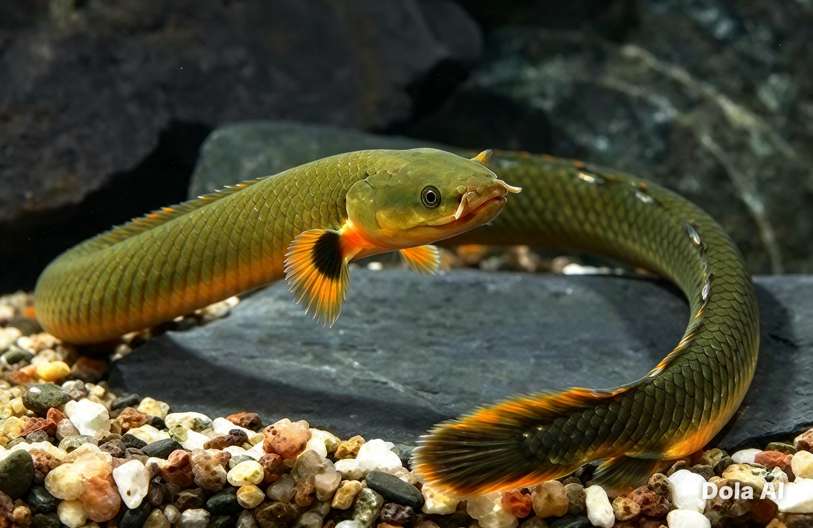 Erpetoichthys calabaricus (Peixe-Corda)