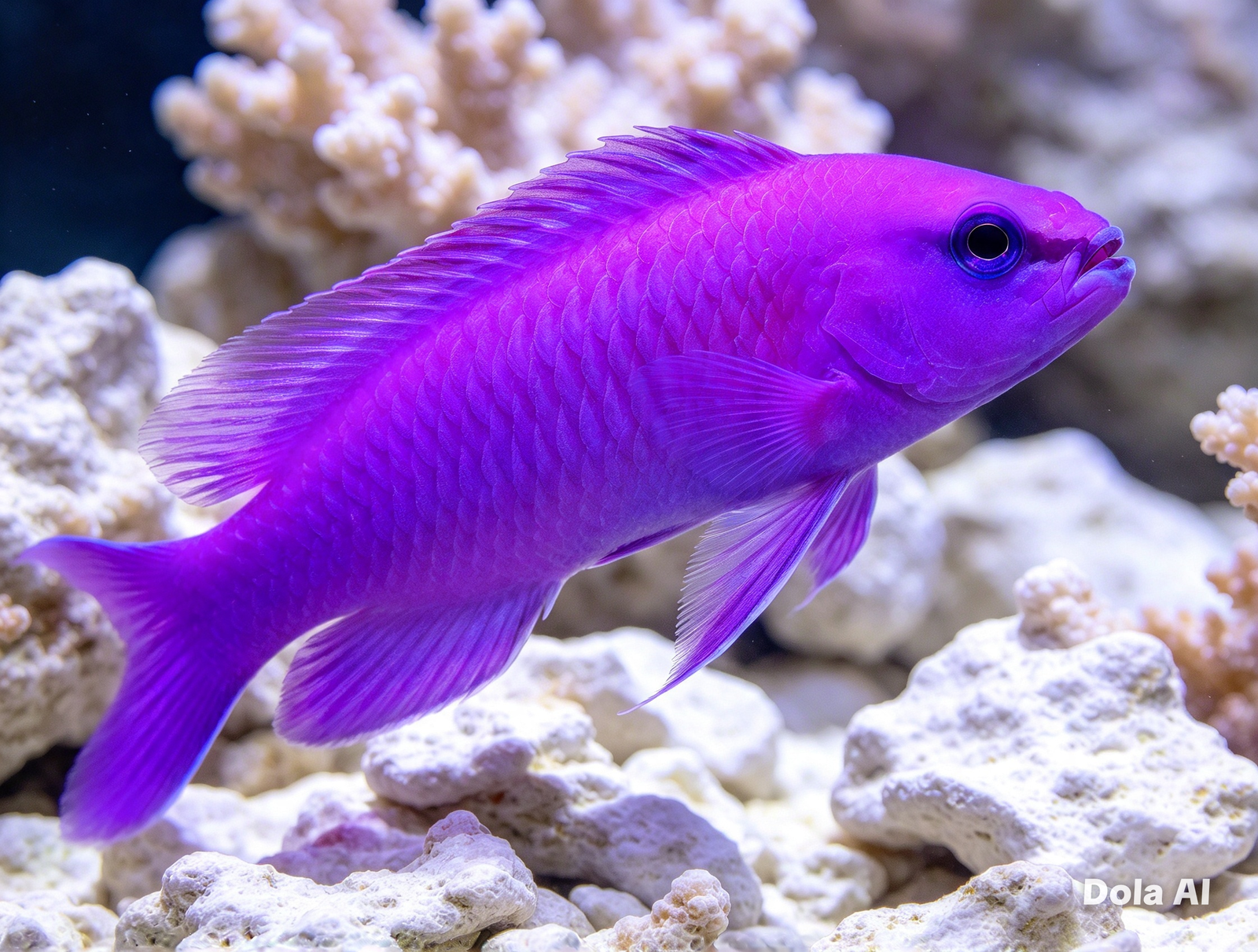 Orchid Dottyback (Pseudochromis fridmani)