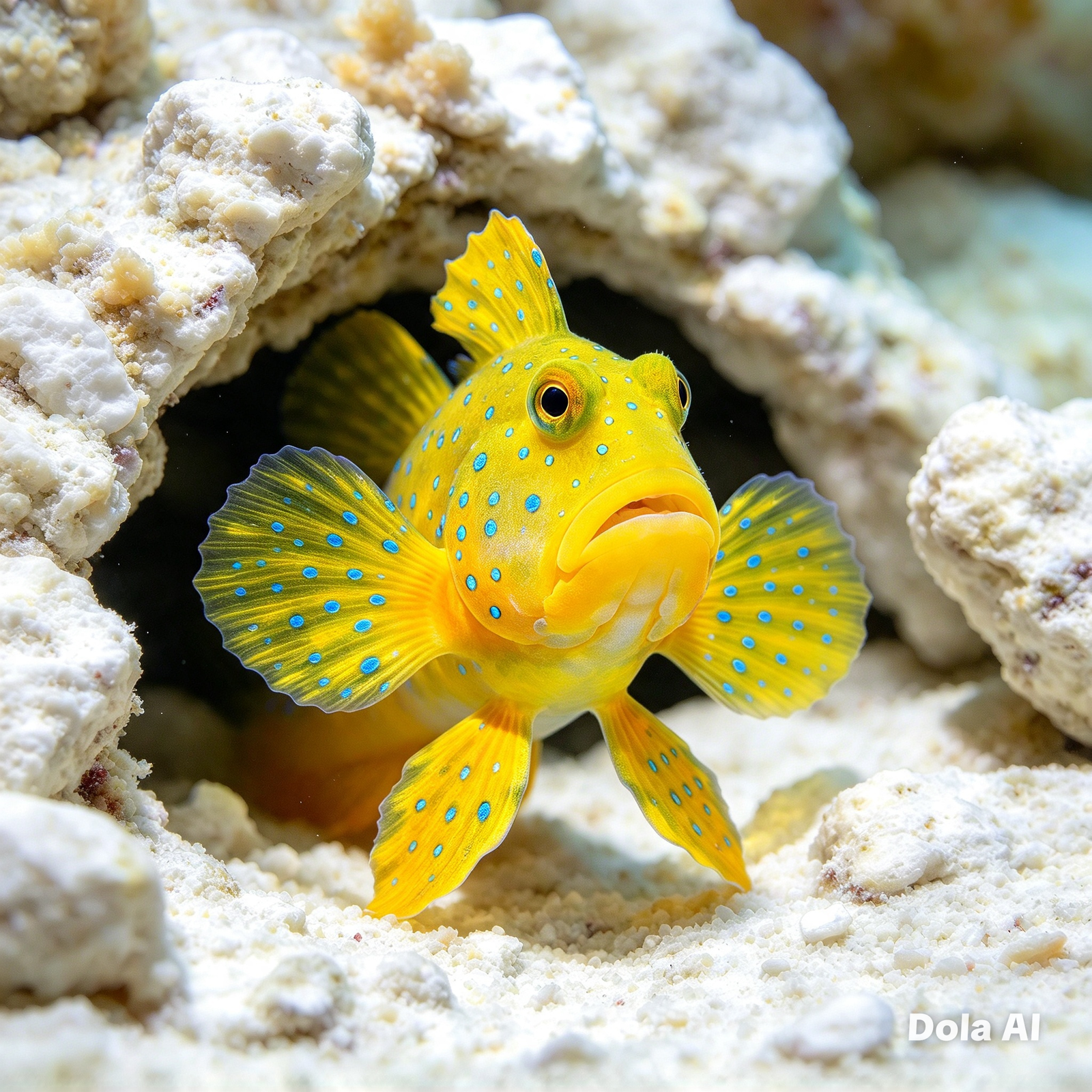 Cryptocentrus cinctus (Goby Yellow Watchman)