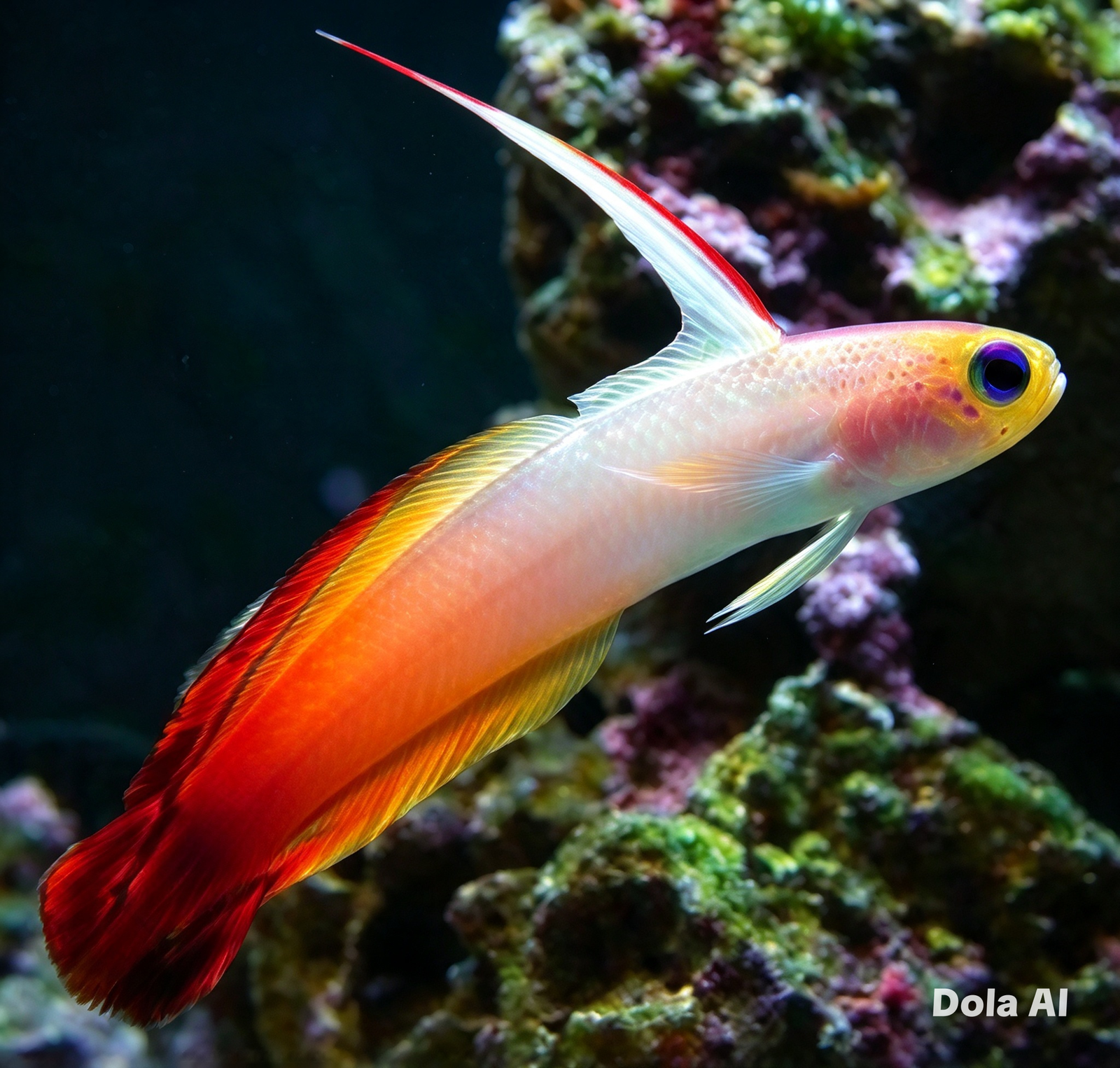 Nemateleotris Magnifica (Fire Fish)