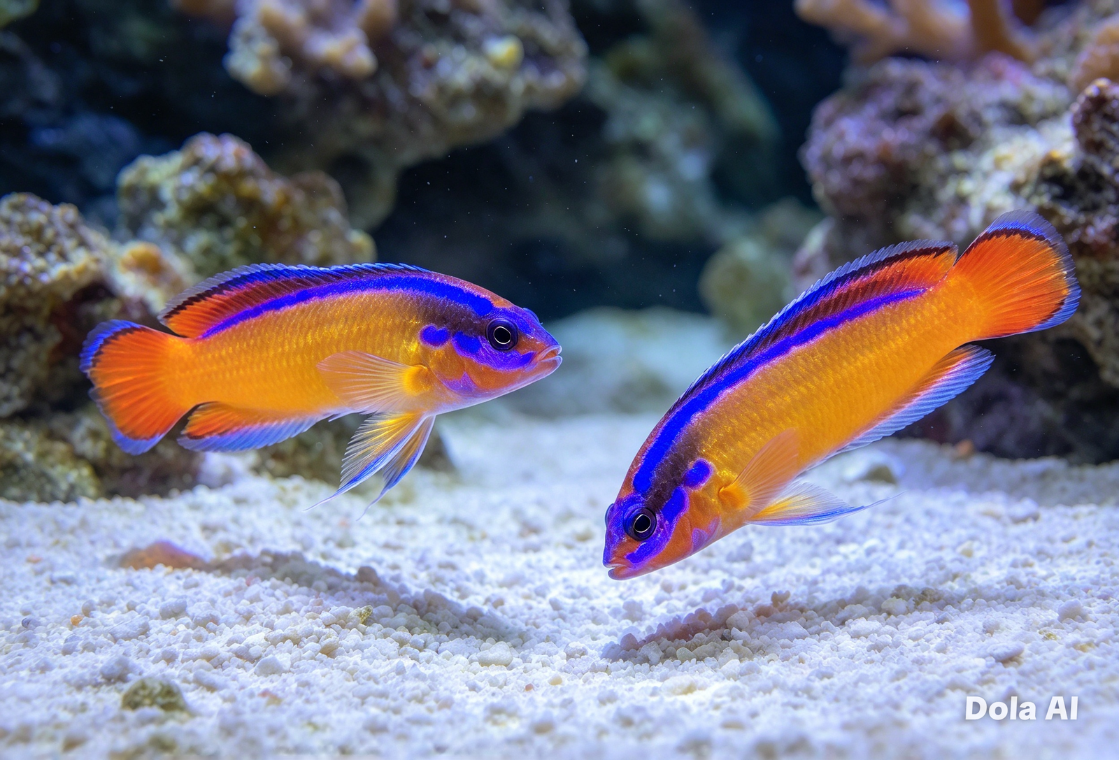 Pseudochromis Aldabraensis (Neon Dottyback)